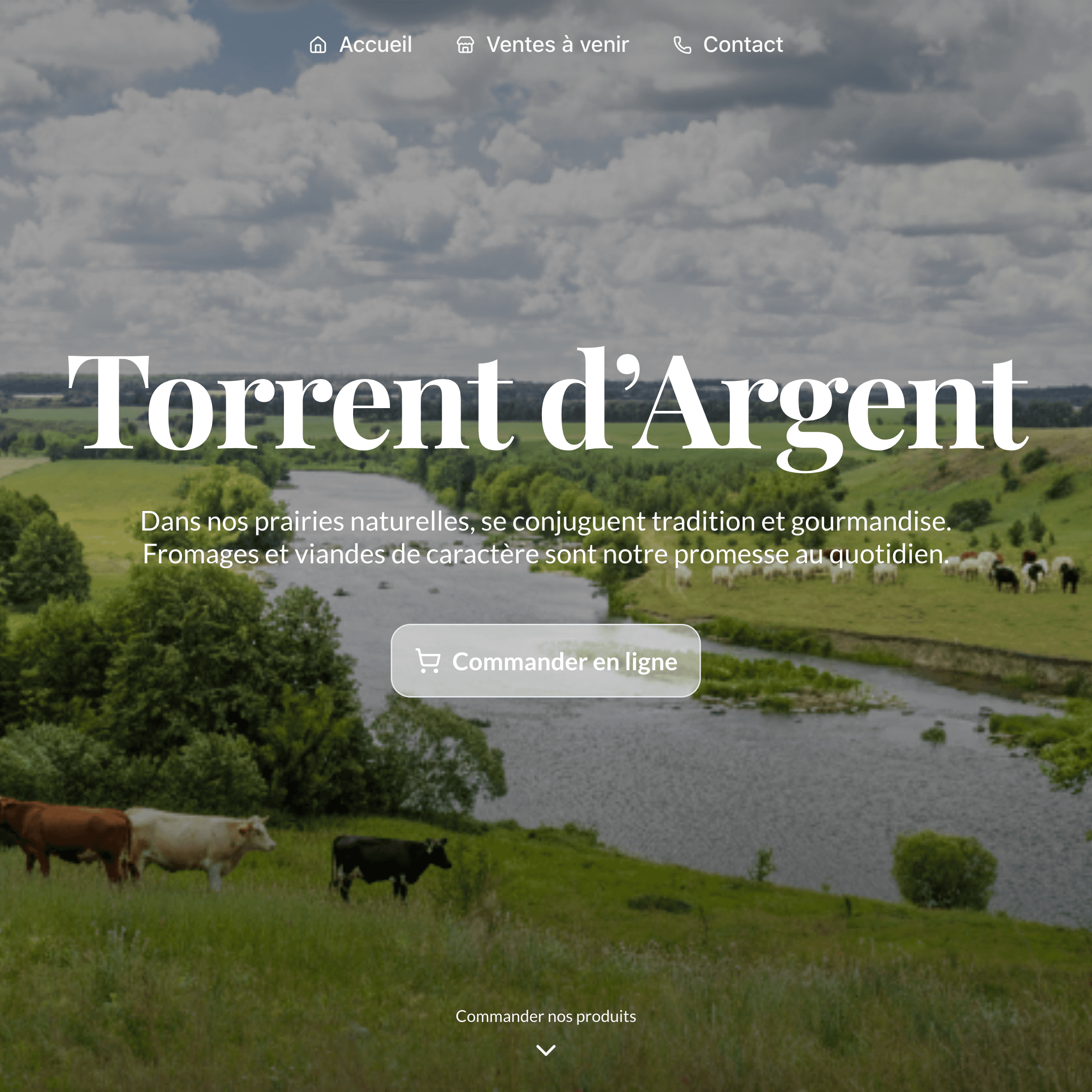 Torrent d'Argent - Viande & Fromages - Site de démonstration Mark'Eat