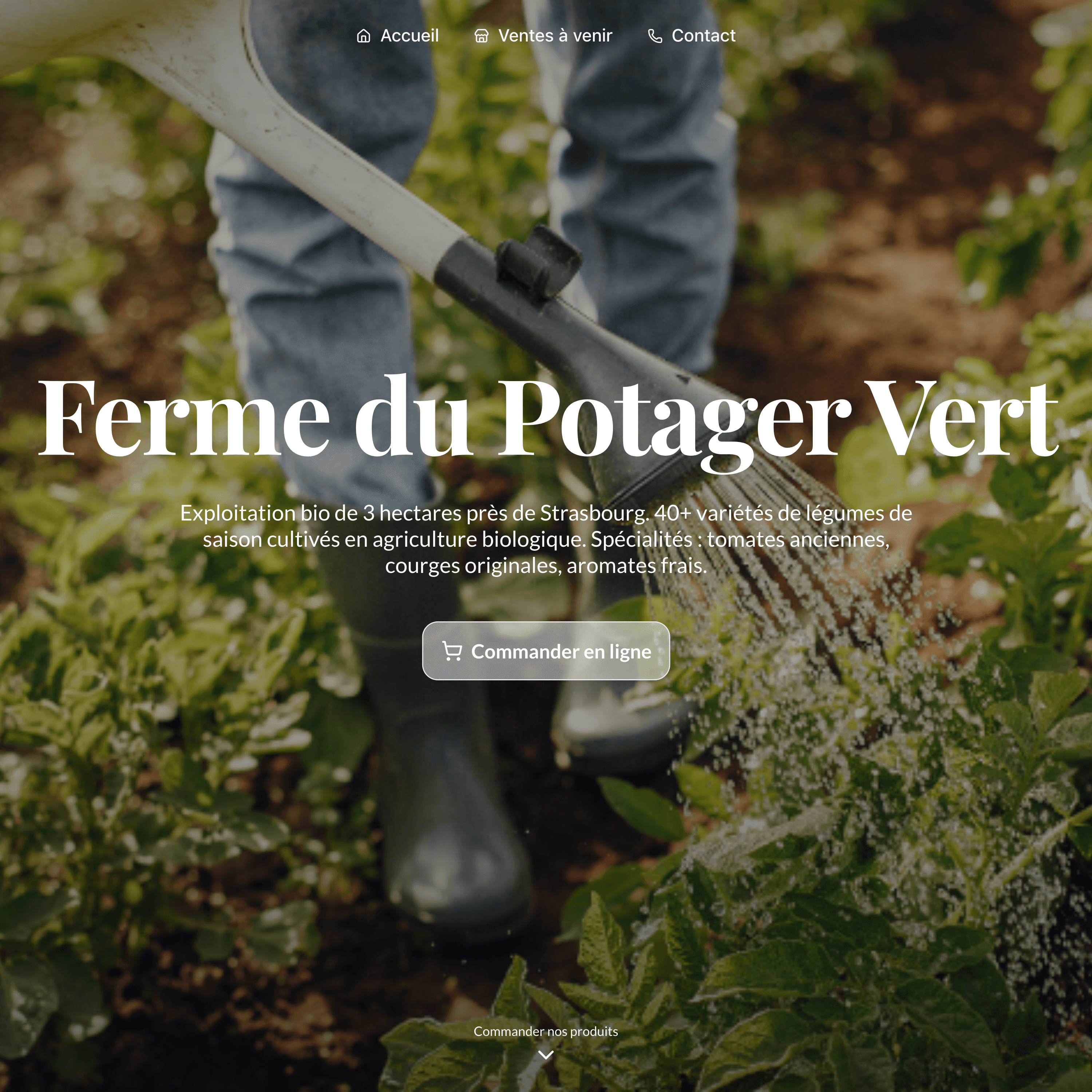Ferme du Potager Vert - Fruits & Légumes - Site de démonstration Mark'Eat